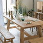 Solid Wood Rectangle Dining Table in Nature Contemporary Wooden Table with Trestle Base Clearhalo ' dining_table' 'Dining Tables & Seating' 'Dining Tables' 'furn' 'furn_dining_table' 'Furniture' 'furniture_dining_table' 'Kitchen & Dining Furniture' 'kitchen&dining_furn' 'kitchen' 'kitchen_dining_table' 3923556