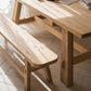 Solid Wood Rectangle Dining Table in Nature Contemporary Wooden Table with Trestle Base Clearhalo ' dining_table' 'Dining Tables & Seating' 'Dining Tables' 'furn' 'furn_dining_table' 'Furniture' 'furniture_dining_table' 'Kitchen & Dining Furniture' 'kitchen&dining_furn' 'kitchen' 'kitchen_dining_table' 3923562