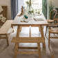 Solid Wood Rectangle Dining Table in Nature Contemporary Wooden Table with Trestle Base Clearhalo ' dining_table' 'Dining Tables & Seating' 'Dining Tables' 'furn' 'furn_dining_table' 'Furniture' 'furniture_dining_table' 'Kitchen & Dining Furniture' 'kitchen&dining_furn' 'kitchen' 'kitchen_dining_table' 3923564