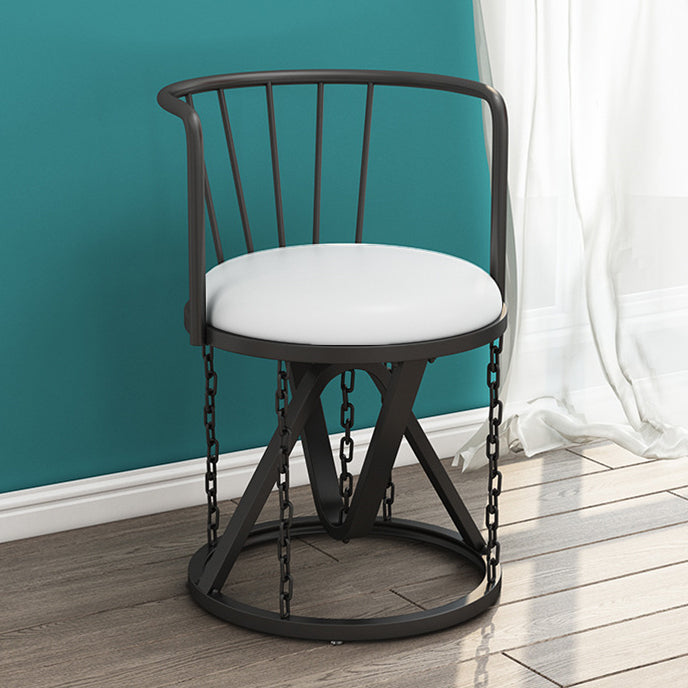 Floating Tensegrity Chair Metal Slat Back Dining Armless Single Chair for Home Use White 1 Piece Black Clearhalo ' kitchen&dining_furn' 'Dining Chairs' 'Dining Tables & Seating' 'dining_chair' 'furn' 'furn_dining_chair' 'Furniture' 'furniture_dining_chair' 'Kitchen & Dining Furniture' 'kitchen' 3929396