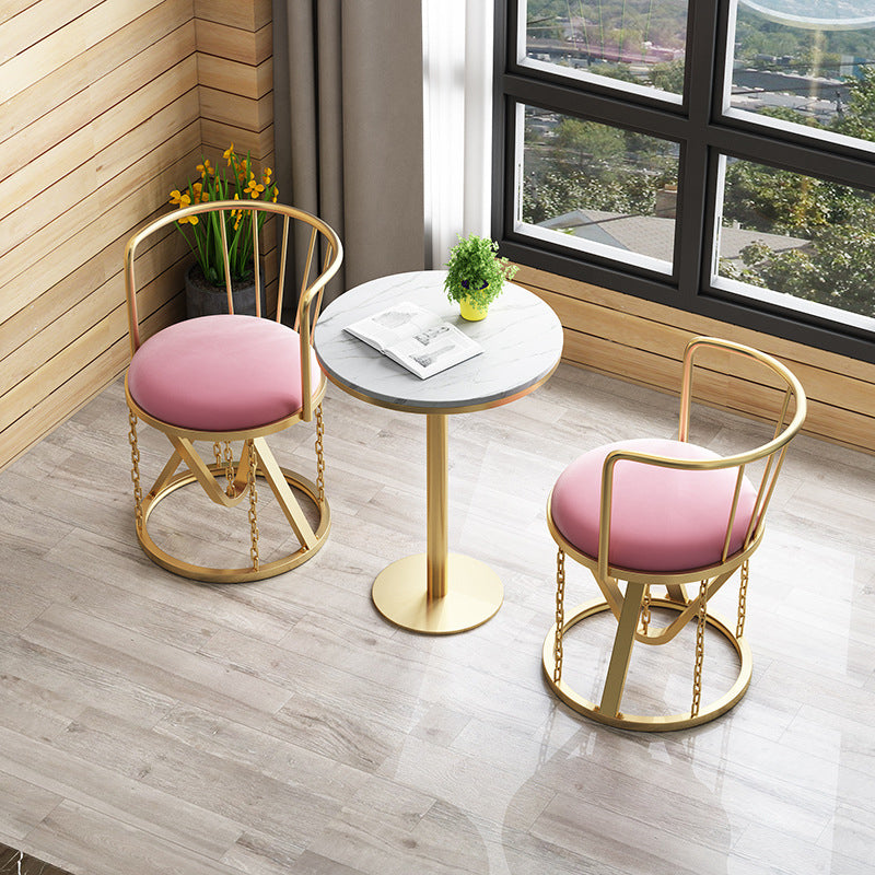 Floating Tensegrity Chair Metal Slat Back Dining Armless Single Chair for Home Use Clearhalo ' kitchen&dining_furn' 'Dining Chairs' 'Dining Tables & Seating' 'dining_chair' 'furn' 'furn_dining_chair' 'Furniture' 'furniture_dining_chair' 'Kitchen & Dining Furniture' 'kitchen' 3929397