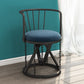 Floating Tensegrity Chair Metal Slat Back Dining Armless Single Chair for Home Use Blue 1 Piece Black Clearhalo ' kitchen&dining_furn' 'Dining Chairs' 'Dining Tables & Seating' 'dining_chair' 'furn' 'furn_dining_chair' 'Furniture' 'furniture_dining_chair' 'Kitchen & Dining Furniture' 'kitchen' 3929410