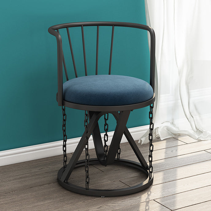 Floating Tensegrity Chair Metal Slat Back Dining Armless Single Chair for Home Use Blue 1 Piece Black Clearhalo ' kitchen&dining_furn' 'Dining Chairs' 'Dining Tables & Seating' 'dining_chair' 'furn' 'furn_dining_chair' 'Furniture' 'furniture_dining_chair' 'Kitchen & Dining Furniture' 'kitchen' 3929410