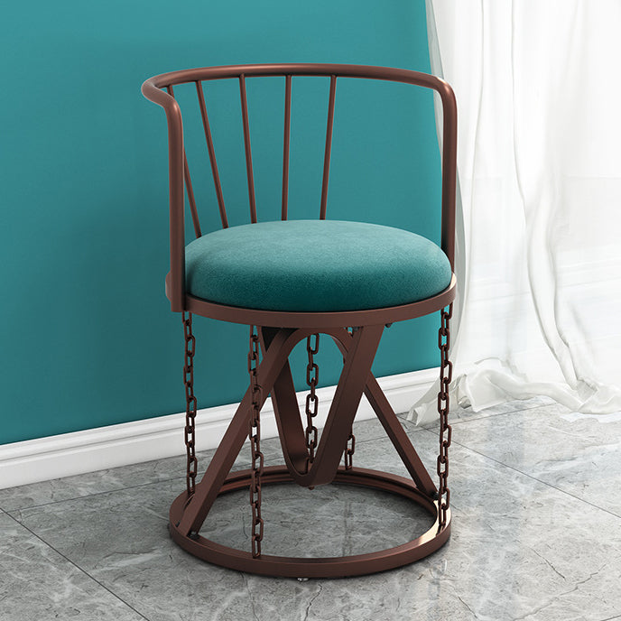 Floating Tensegrity Chair Metal Slat Back Dining Armless Single Chair for Home Use Green 1 Piece Brown Clearhalo ' kitchen&dining_furn' 'Dining Chairs' 'Dining Tables & Seating' 'dining_chair' 'furn' 'furn_dining_chair' 'Furniture' 'furniture_dining_chair' 'Kitchen & Dining Furniture' 'kitchen' 3929419