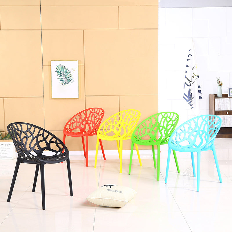 Contemporary Plastic Dining Room Chairs Armless Open Back Dining Side Chair for Restaurant Clearhalo ' kitchen&dining_furn' 'Dining Chairs' 'Dining Tables & Seating' 'dining_chair' 'furn' 'furn_dining_chair' 'Furniture' 'furniture_dining_chair' 'Kitchen & Dining Furniture' 'kitchen' 3944008