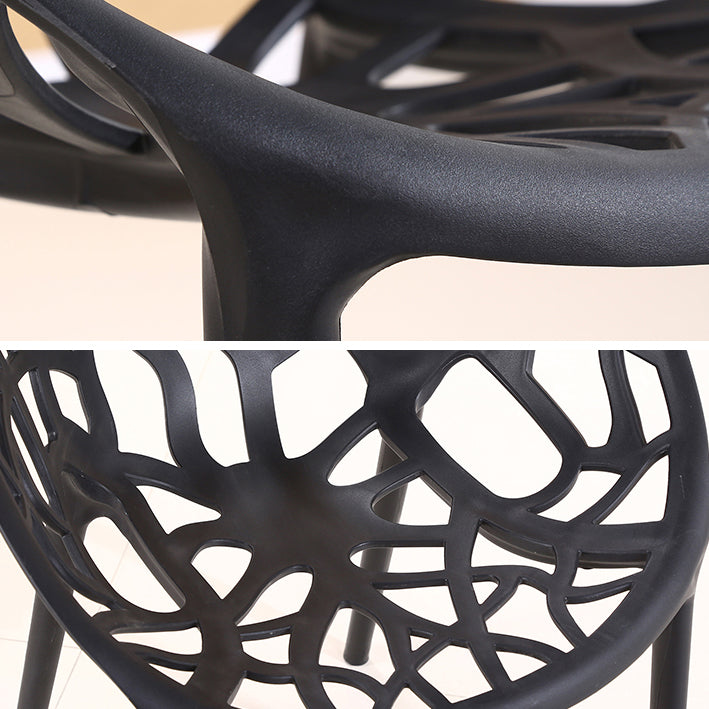 Contemporary Plastic Dining Room Chairs Armless Open Back Dining Side Chair for Restaurant Clearhalo ' kitchen&dining_furn' 'Dining Chairs' 'Dining Tables & Seating' 'dining_chair' 'furn' 'furn_dining_chair' 'Furniture' 'furniture_dining_chair' 'Kitchen & Dining Furniture' 'kitchen' 3944021