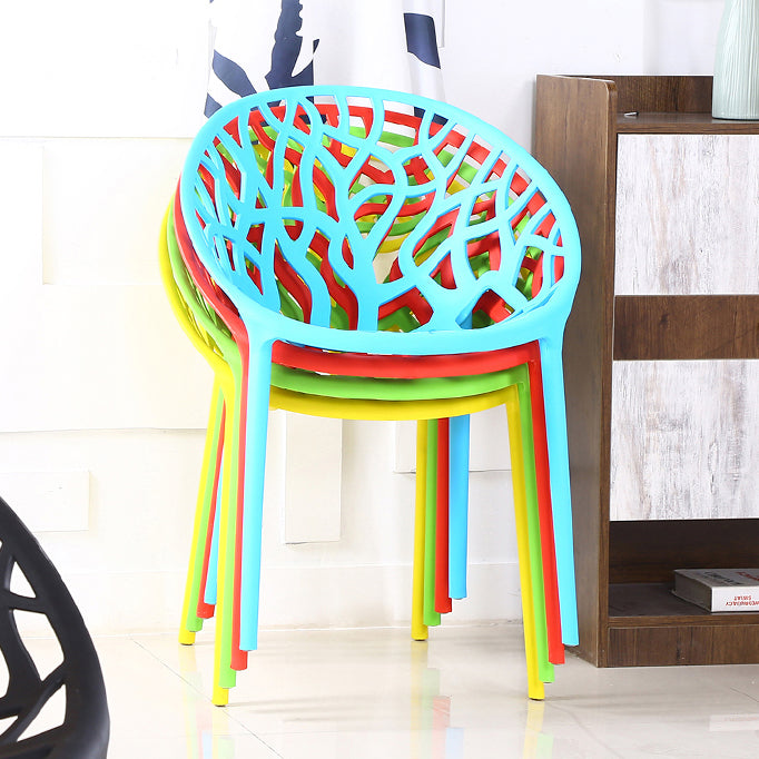 Contemporary Plastic Dining Room Chairs Armless Open Back Dining Side Chair for Restaurant Clearhalo ' kitchen&dining_furn' 'Dining Chairs' 'Dining Tables & Seating' 'dining_chair' 'furn' 'furn_dining_chair' 'Furniture' 'furniture_dining_chair' 'Kitchen & Dining Furniture' 'kitchen' 3944026