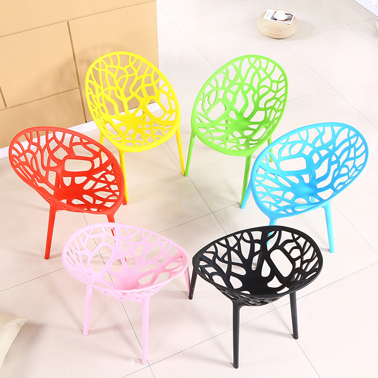 Contemporary Plastic Dining Room Chairs Armless Open Back Dining Side Chair for Restaurant Clearhalo ' kitchen&dining_furn' 'Dining Chairs' 'Dining Tables & Seating' 'dining_chair' 'furn' 'furn_dining_chair' 'Furniture' 'furniture_dining_chair' 'Kitchen & Dining Furniture' 'kitchen' 3944030