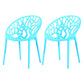 Contemporary Plastic Dining Room Chairs Armless Open Back Dining Side Chair for Restaurant Blue 2 Piece Set Clearhalo ' kitchen&dining_furn' 'Dining Chairs' 'Dining Tables & Seating' 'dining_chair' 'furn' 'furn_dining_chair' 'Furniture' 'furniture_dining_chair' 'Kitchen & Dining Furniture' 'kitchen' 3944040