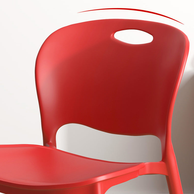 Contemporary Plastic Dining Room Chairs Armless Open Back Dining Side Chair for Home Use Clearhalo ' kitchen&dining_furn' 'Dining Chairs' 'Dining Tables & Seating' 'dining_chair' 'furn' 'furn_dining_chair' 'Furniture' 'furniture_dining_chair' 'Kitchen & Dining Furniture' 'kitchen' 3944057