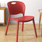 Contemporary Plastic Dining Room Chairs Armless Open Back Dining Side Chair for Home Use Clearhalo ' kitchen&dining_furn' 'Dining Chairs' 'Dining Tables & Seating' 'dining_chair' 'furn' 'furn_dining_chair' 'Furniture' 'furniture_dining_chair' 'Kitchen & Dining Furniture' 'kitchen' 3944060