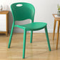 Contemporary Plastic Dining Room Chairs Armless Open Back Dining Side Chair for Home Use Dark Green 1 Piece Clearhalo ' kitchen&dining_furn' 'Dining Chairs' 'Dining Tables & Seating' 'dining_chair' 'furn' 'furn_dining_chair' 'Furniture' 'furniture_dining_chair' 'Kitchen & Dining Furniture' 'kitchen' 3944083