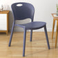 Contemporary Plastic Dining Room Chairs Armless Open Back Dining Side Chair for Home Use Gray Blue 1 Piece Clearhalo ' kitchen&dining_furn' 'Dining Chairs' 'Dining Tables & Seating' 'dining_chair' 'furn' 'furn_dining_chair' 'Furniture' 'furniture_dining_chair' 'Kitchen & Dining Furniture' 'kitchen' 3944089