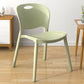 Contemporary Plastic Dining Room Chairs Armless Open Back Dining Side Chair for Home Use Army Green 1 Piece Clearhalo ' kitchen&dining_furn' 'Dining Chairs' 'Dining Tables & Seating' 'dining_chair' 'furn' 'furn_dining_chair' 'Furniture' 'furniture_dining_chair' 'Kitchen & Dining Furniture' 'kitchen' 3944092