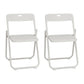 Contemporary Metal Dining Armless Chairs Plastic Open Back Dining Side Chair White 2 Piece Set Clearhalo ' kitchen&dining_furn' 'Dining Chairs' 'Dining Tables & Seating' 'dining_chair' 'furn' 'furn_dining_chair' 'Furniture' 'furniture_dining_chair' 'Kitchen & Dining Furniture' 'kitchen' 3944136