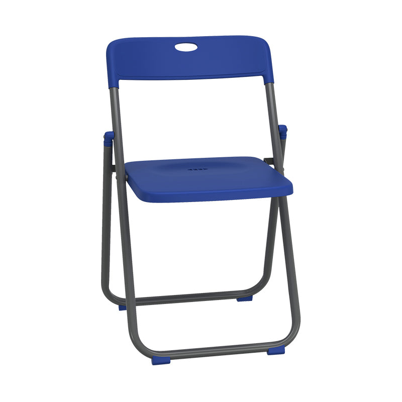 Contemporary Metal Dining Armless Chairs Plastic Open Back Dining Side Chair Blue-Gray 1 Piece Clearhalo ' kitchen&dining_furn' 'Dining Chairs' 'Dining Tables & Seating' 'dining_chair' 'furn' 'furn_dining_chair' 'Furniture' 'furniture_dining_chair' 'Kitchen & Dining Furniture' 'kitchen' 3944138