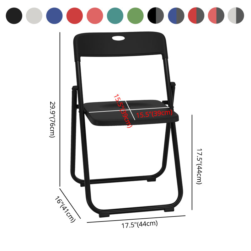 Contemporary Metal Dining Armless Chairs Plastic Open Back Dining Side Chair Clearhalo ' kitchen&dining_furn' 'Dining Chairs' 'Dining Tables & Seating' 'dining_chair' 'furn' 'furn_dining_chair' 'Furniture' 'furniture_dining_chair' 'Kitchen & Dining Furniture' 'kitchen' 3944146