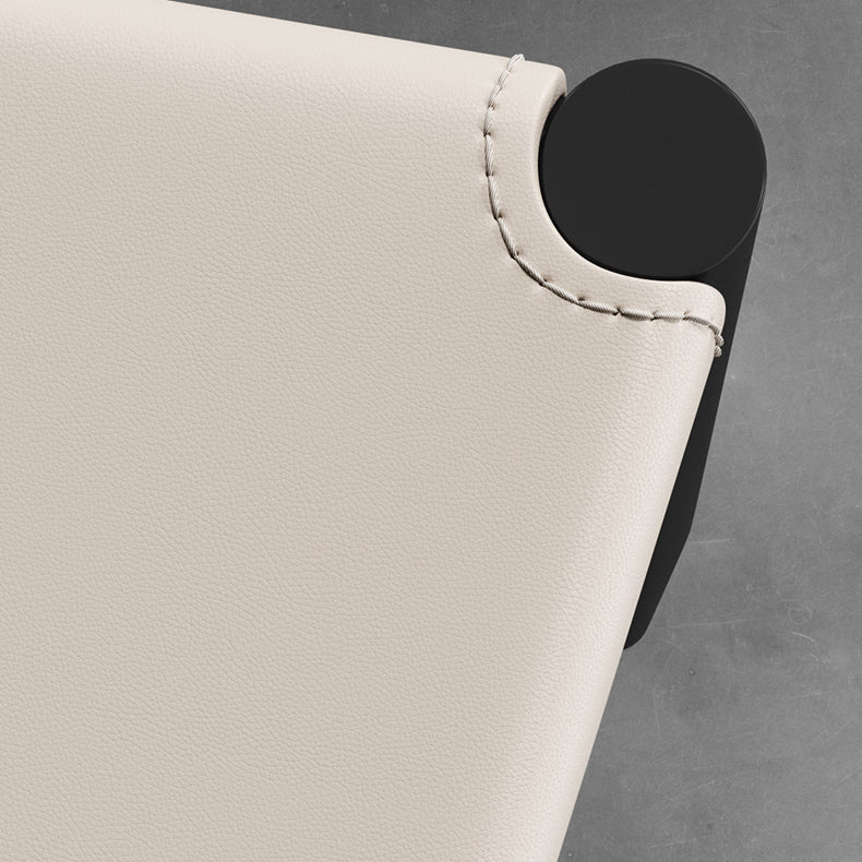 Contemporary Metal Dining Armless Chairs Leather Dining Chairs for Restaurant Clearhalo ' kitchen&dining_furn' 'Dining Chairs' 'Dining Tables & Seating' 'dining_chair' 'furn' 'furn_dining_chair' 'Furniture' 'furniture_dining_chair' 'Kitchen & Dining Furniture' 'kitchen' 3944187