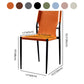 Leather Upholstered Dining Armless Chairs Dining Side Chairs with Metal Legs Clearhalo ' kitchen&dining_furn' 'Dining Chairs' 'Dining Tables & Seating' 'dining_chair' 'furn' 'furn_dining_chair' 'Furniture' 'furniture_dining_chair' 'Kitchen & Dining Furniture' 'kitchen' 3944236