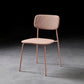 Contemporary Metal Dining Room Chairs Armless Open Back Dining Chair for Home Use Pink 1 Piece Clearhalo ' kitchen&dining_furn' 'Dining Chairs' 'Dining Tables & Seating' 'dining_chair' 'furn' 'furn_dining_chair' 'Furniture' 'furniture_dining_chair' 'Kitchen & Dining Furniture' 'kitchen' 3944263