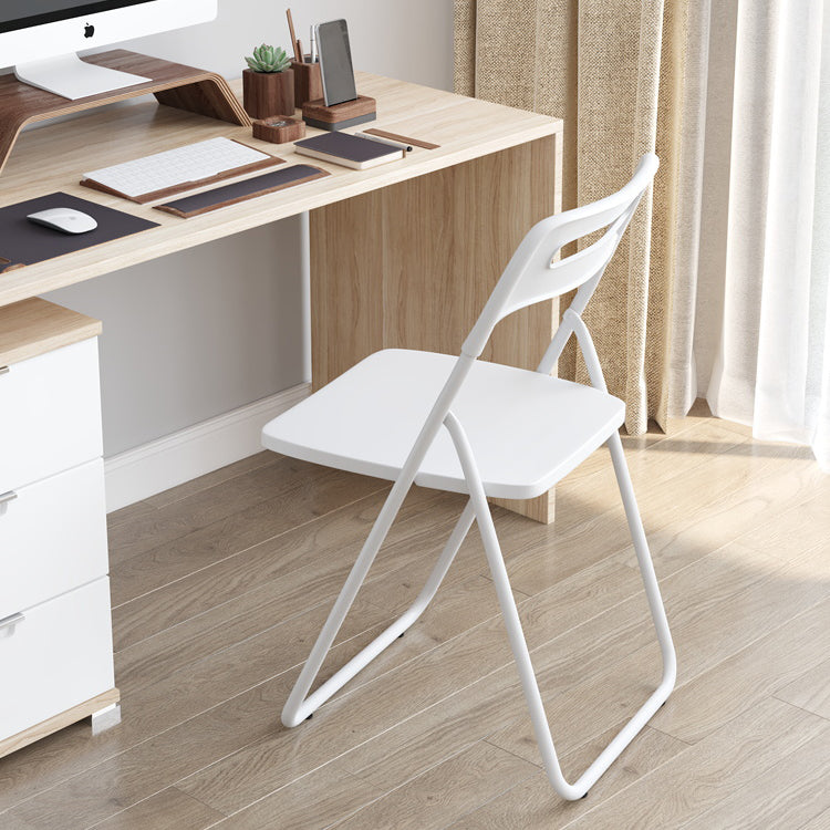 Modern Indoor-Outdoor Chair Metal Home Folding Open Back Dining Side Chair Clearhalo ' kitchen&dining_furn' 'Dining Chairs' 'Dining Tables & Seating' 'dining_chair' 'furn' 'furn_dining_chair' 'Furniture' 'furniture_dining_chair' 'Kitchen & Dining Furniture' 'kitchen' 3944285