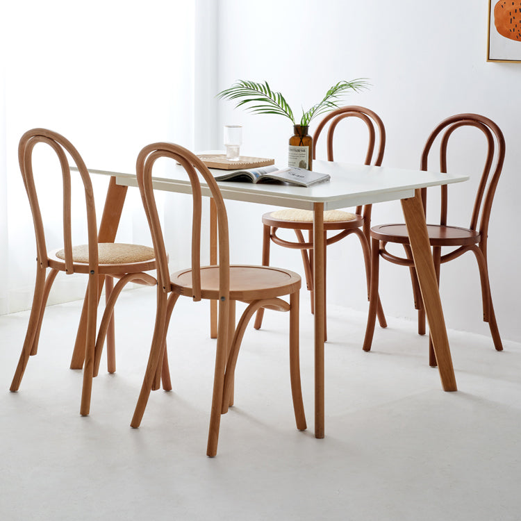 Modern Style Beech Wood Chairs Windsor Back Side Kitchen Dining Chairs Clearhalo ' kitchen&dining_furn' 'Dining Chairs' 'Dining Tables & Seating' 'dining_chair' 'furn' 'furn_dining_chair' 'Furniture' 'furniture_dining_chair' 'Kitchen & Dining Furniture' 'kitchen' 3944314