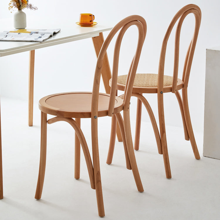 Modern Style Beech Wood Chairs Windsor Back Side Kitchen Dining Chairs Clearhalo ' kitchen&dining_furn' 'Dining Chairs' 'Dining Tables & Seating' 'dining_chair' 'furn' 'furn_dining_chair' 'Furniture' 'furniture_dining_chair' 'Kitchen & Dining Furniture' 'kitchen' 3944317