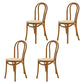Modern Style Beech Wood Chairs Windsor Back Side Kitchen Dining Chairs Brown Wicker & Rattan 4 Piece Set Clearhalo ' kitchen&dining_furn' 'Dining Chairs' 'Dining Tables & Seating' 'dining_chair' 'furn' 'furn_dining_chair' 'Furniture' 'furniture_dining_chair' 'Kitchen & Dining Furniture' 'kitchen' 3944343