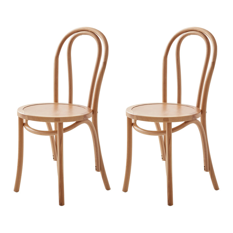 Modern Style Beech Wood Chairs Windsor Back Side Kitchen Dining Chairs Wood Wood 2 Piece Set Clearhalo ' kitchen&dining_furn' 'Dining Chairs' 'Dining Tables & Seating' 'dining_chair' 'furn' 'furn_dining_chair' 'Furniture' 'furniture_dining_chair' 'Kitchen & Dining Furniture' 'kitchen' 3944345