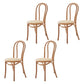 Modern Style Beech Wood Chairs Windsor Back Side Kitchen Dining Chairs Wood Wicker & Rattan 4 Piece Set Clearhalo ' kitchen&dining_furn' 'Dining Chairs' 'Dining Tables & Seating' 'dining_chair' 'furn' 'furn_dining_chair' 'Furniture' 'furniture_dining_chair' 'Kitchen & Dining Furniture' 'kitchen' 3944349