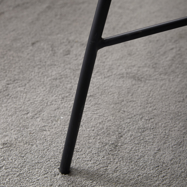 Modern Indoor-Outdoor Metal Chair Home Armless Upholstered Slipper Chair Clearhalo ' kitchen&dining_furn' 'Dining Chairs' 'Dining Tables & Seating' 'dining_chair' 'furn' 'furn_dining_chair' 'Furniture' 'furniture_dining_chair' 'Kitchen & Dining Furniture' 'kitchen' 3944390