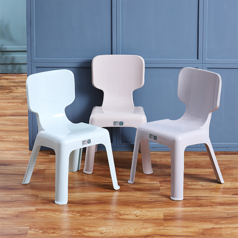 Plastic Scandinavian Night Market Side Chair Solid Back Light Color Dining Chair Clearhalo ' kitchen&dining_furn' 'Dining Chairs' 'Dining Tables & Seating' 'dining_chair' 'furn' 'furn_dining_chair' 'Furniture' 'furniture_dining_chair' 'Kitchen & Dining Furniture' 'kitchen' 3944404