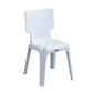 Plastic Scandinavian Night Market Side Chair Solid Back Light Color Dining Chair Grey 1 Piece Clearhalo ' kitchen&dining_furn' 'Dining Chairs' 'Dining Tables & Seating' 'dining_chair' 'furn' 'furn_dining_chair' 'Furniture' 'furniture_dining_chair' 'Kitchen & Dining Furniture' 'kitchen' 3944407