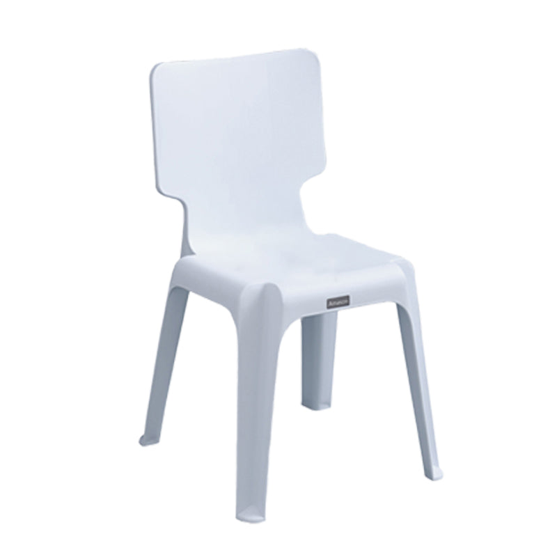 Plastic Scandinavian Night Market Side Chair Solid Back Light Color Dining Chair Grey 1 Piece Clearhalo ' kitchen&dining_furn' 'Dining Chairs' 'Dining Tables & Seating' 'dining_chair' 'furn' 'furn_dining_chair' 'Furniture' 'furniture_dining_chair' 'Kitchen & Dining Furniture' 'kitchen' 3944407
