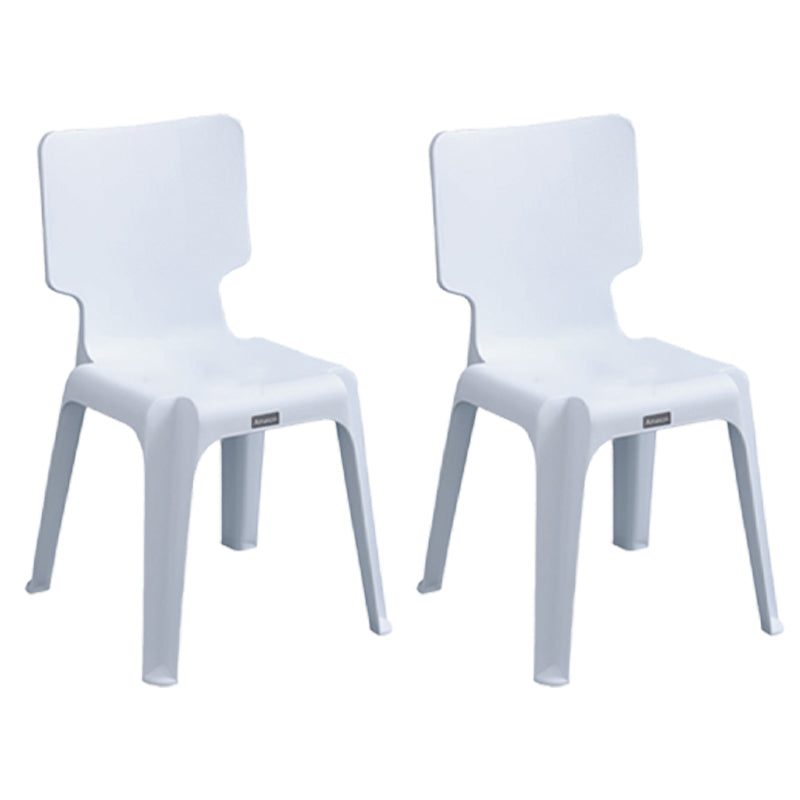 Plastic Scandinavian Night Market Side Chair Solid Back Light Color Dining Chair Grey 2 Piece Set Clearhalo ' kitchen&dining_furn' 'Dining Chairs' 'Dining Tables & Seating' 'dining_chair' 'furn' 'furn_dining_chair' 'Furniture' 'furniture_dining_chair' 'Kitchen & Dining Furniture' 'kitchen' 3944409