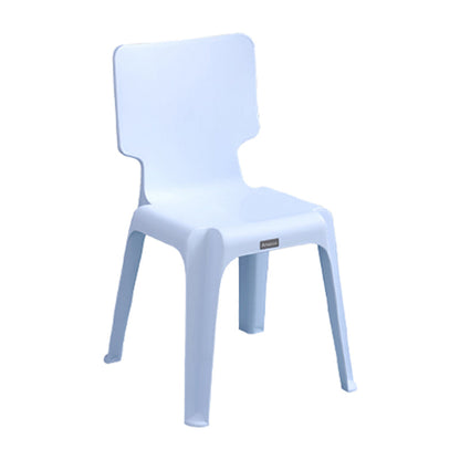 Plastic Scandinavian Night Market Side Chair Solid Back Light Color Dining Chair Blue 1 Piece Clearhalo ' kitchen&dining_furn' 'Dining Chairs' 'Dining Tables & Seating' 'dining_chair' 'furn' 'furn_dining_chair' 'Furniture' 'furniture_dining_chair' 'Kitchen & Dining Furniture' 'kitchen' 3944413