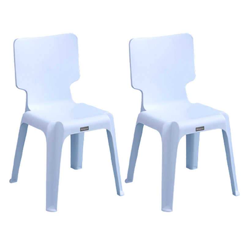 Plastic Scandinavian Night Market Side Chair Solid Back Light Color Dining Chair Blue 2 Piece Set Clearhalo ' kitchen&dining_furn' 'Dining Chairs' 'Dining Tables & Seating' 'dining_chair' 'furn' 'furn_dining_chair' 'Furniture' 'furniture_dining_chair' 'Kitchen & Dining Furniture' 'kitchen' 3944415