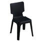 Plastic Scandinavian Night Market Side Chair Solid Back Light Color Dining Chair Black 1 Piece Clearhalo ' kitchen&dining_furn' 'Dining Chairs' 'Dining Tables & Seating' 'dining_chair' 'furn' 'furn_dining_chair' 'Furniture' 'furniture_dining_chair' 'Kitchen & Dining Furniture' 'kitchen' 3944419