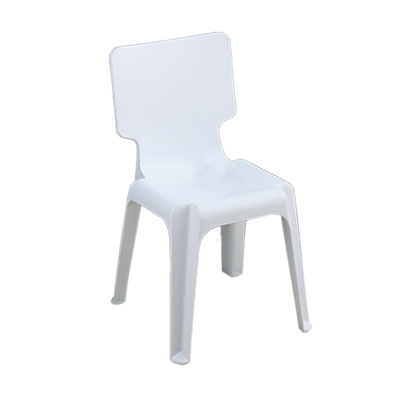 Plastic Scandinavian Night Market Side Chair Solid Back Light Color Dining Chair White 1 Piece Clearhalo ' kitchen&dining_furn' 'Dining Chairs' 'Dining Tables & Seating' 'dining_chair' 'furn' 'furn_dining_chair' 'Furniture' 'furniture_dining_chair' 'Kitchen & Dining Furniture' 'kitchen' 3944423