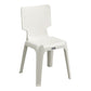 Plastic Scandinavian Night Market Side Chair Solid Back Light Color Dining Chair Khaki 1 Piece Clearhalo ' kitchen&dining_furn' 'Dining Chairs' 'Dining Tables & Seating' 'dining_chair' 'furn' 'furn_dining_chair' 'Furniture' 'furniture_dining_chair' 'Kitchen & Dining Furniture' 'kitchen' 3944426