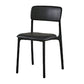 Plastic Scandinavian Restaurant Side Chair Matte Finish Open Dining Chair Black Leather 1 Piece Clearhalo ' kitchen&dining_furn' 'Dining Chairs' 'Dining Tables & Seating' 'dining_chair' 'furn' 'furn_dining_chair' 'Furniture' 'furniture_dining_chair' 'Kitchen & Dining Furniture' 'kitchen' 3944452