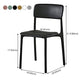 Plastic Scandinavian Restaurant Side Chair Matte Finish Open Dining Chair Clearhalo ' kitchen&dining_furn' 'Dining Chairs' 'Dining Tables & Seating' 'dining_chair' 'furn' 'furn_dining_chair' 'Furniture' 'furniture_dining_chair' 'Kitchen & Dining Furniture' 'kitchen' 3944479