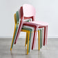 Matte Finish Plastic Dining Side Chair Open Back Stackable Dining Chair Clearhalo ' kitchen&dining_furn' 'Dining Chairs' 'Dining Tables & Seating' 'dining_chair' 'furn' 'furn_dining_chair' 'Furniture' 'furniture_dining_chair' 'Kitchen & Dining Furniture' 'kitchen' 3944492
