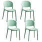 Matte Finish Plastic Dining Side Chair Open Back Stackable Dining Chair Green 4 Piece Set Clearhalo ' kitchen&dining_furn' 'Dining Chairs' 'Dining Tables & Seating' 'dining_chair' 'furn' 'furn_dining_chair' 'Furniture' 'furniture_dining_chair' 'Kitchen & Dining Furniture' 'kitchen' 3944521