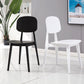 Matte Finish Plastic Dining Side Chair Stackable Open Back Dining Chair Clearhalo ' kitchen&dining_furn' 'Dining Chairs' 'Dining Tables & Seating' 'dining_chair' 'furn' 'furn_dining_chair' 'Furniture' 'furniture_dining_chair' 'Kitchen & Dining Furniture' 'kitchen' 3944531
