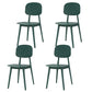 Matte Finish Plastic Dining Side Chair Stackable Open Back Dining Chair Green 4 Piece Set Clearhalo ' kitchen&dining_furn' 'Dining Chairs' 'Dining Tables & Seating' 'dining_chair' 'furn' 'furn_dining_chair' 'Furniture' 'furniture_dining_chair' 'Kitchen & Dining Furniture' 'kitchen' 3944532