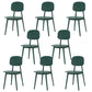 Matte Finish Plastic Dining Side Chair Stackable Open Back Dining Chair Green 8 Piece Set Clearhalo ' kitchen&dining_furn' 'Dining Chairs' 'Dining Tables & Seating' 'dining_chair' 'furn' 'furn_dining_chair' 'Furniture' 'furniture_dining_chair' 'Kitchen & Dining Furniture' 'kitchen' 3944534
