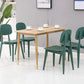 Matte Finish Plastic Dining Side Chair Stackable Open Back Dining Chair Clearhalo ' kitchen&dining_furn' 'Dining Chairs' 'Dining Tables & Seating' 'dining_chair' 'furn' 'furn_dining_chair' 'Furniture' 'furniture_dining_chair' 'Kitchen & Dining Furniture' 'kitchen' 3944535