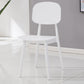 Matte Finish Plastic Dining Side Chair Stackable Open Back Dining Chair Clearhalo ' kitchen&dining_furn' 'Dining Chairs' 'Dining Tables & Seating' 'dining_chair' 'furn' 'furn_dining_chair' 'Furniture' 'furniture_dining_chair' 'Kitchen & Dining Furniture' 'kitchen' 3944546