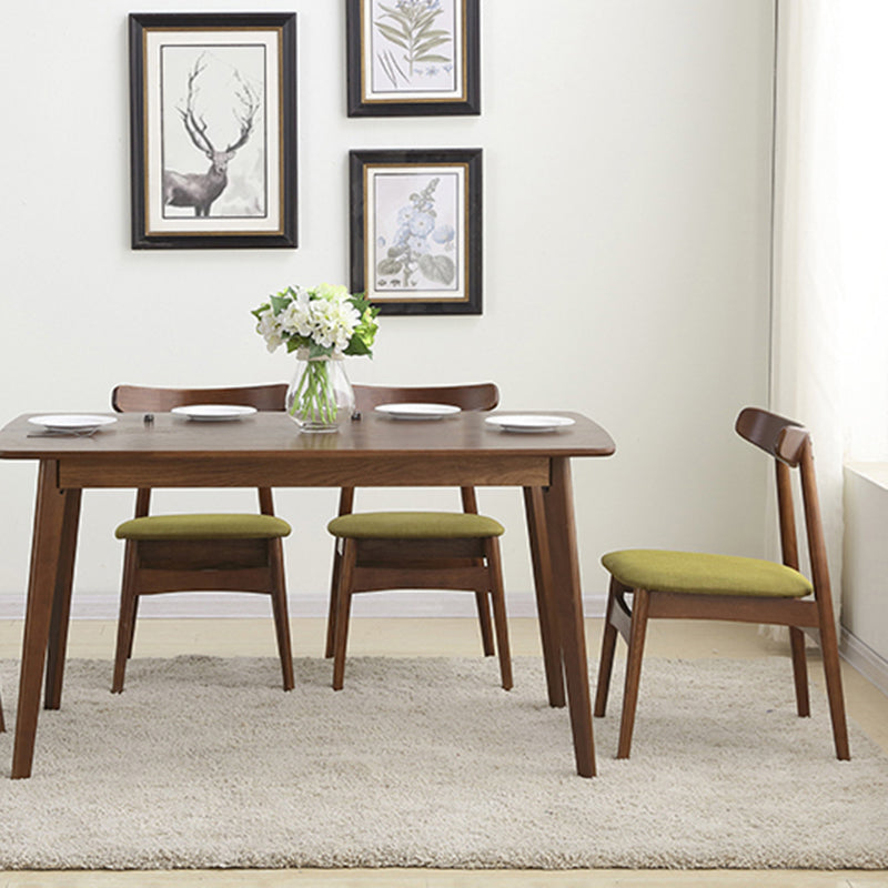 Linen Scandinavian Dining Side Chair Matte Finish Open Back Dining Chair Clearhalo ' kitchen&dining_furn' 'Dining Chairs' 'Dining Tables & Seating' 'dining_chair' 'furn' 'furn_dining_chair' 'Furniture' 'furniture_dining_chair' 'Kitchen & Dining Furniture' 'kitchen' 3944573